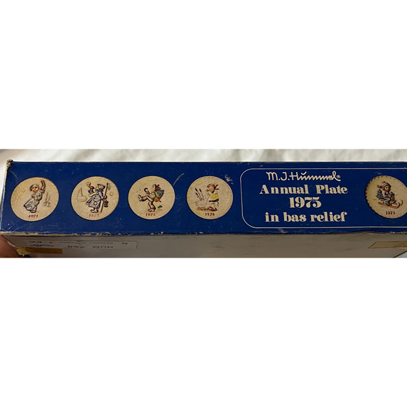 Vintage 1975 M.J. Hummel Plate 5th Anniversary Plate Collectible Original Box - Picture 11 of 11